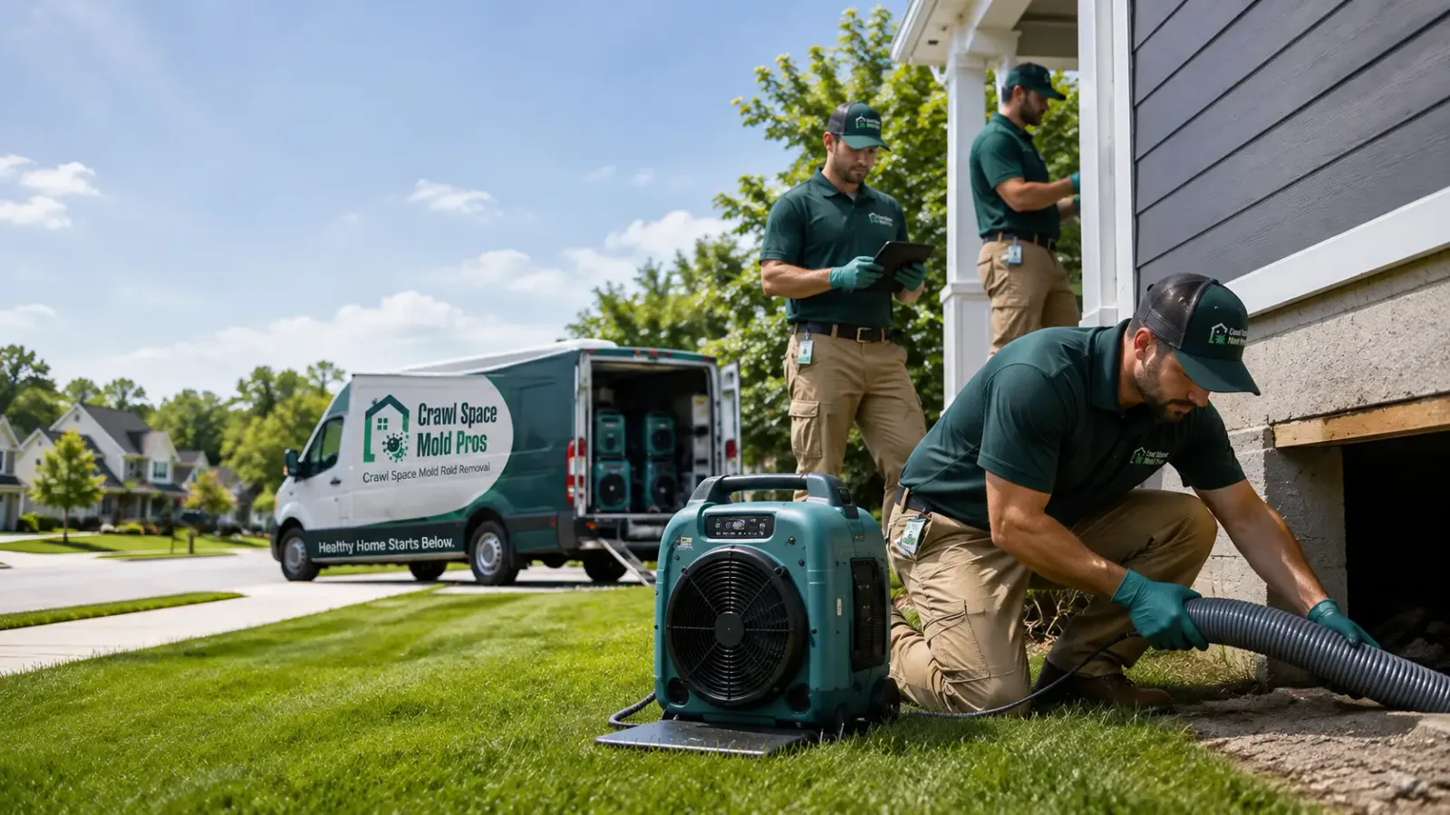 Crawl Space Mold Removal in West Mansfield, OH